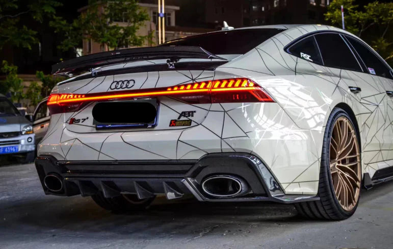 Paktechz Prepreg Carbon Fiber Rear Diffuser -  Audi RS6 / RS7 C8.