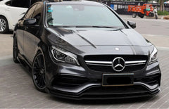 Paktechz Carbon Fiber Front Splitter Lip - Mercedes Benz W117 C117 CLA220 CLA250 CLA260 CLA45.