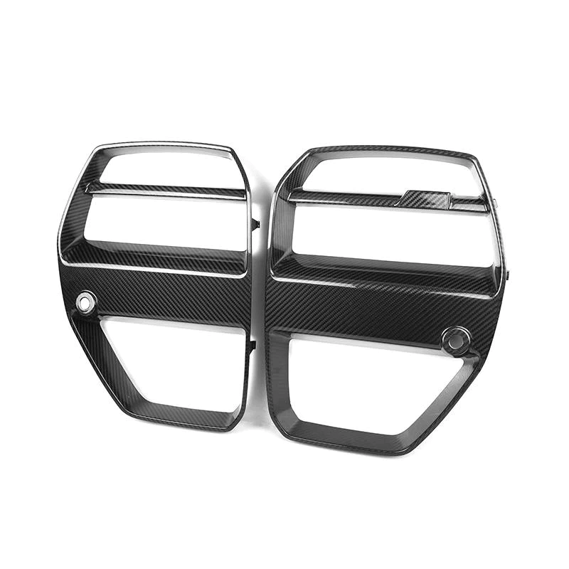 VR Style Carbon Fiber Front Grilles - BMW G80 M3 & G82 / G83 M4.