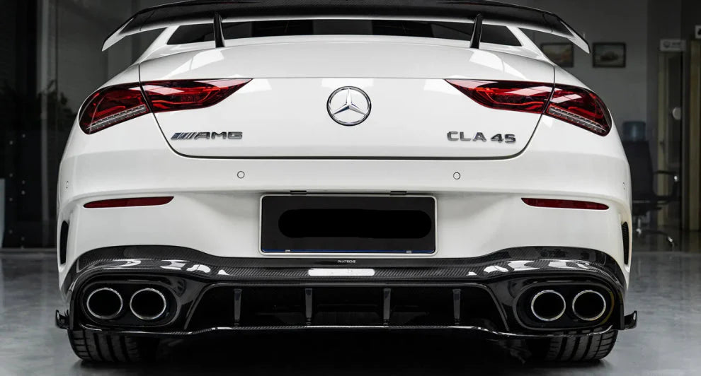 Paktechz Prepreg Dry Carbon Fiber Rear Diffuser -  Mercedes Benz W118 C118 CLA Class AMG CLA35 CLA45S.