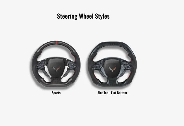 Corvette C7 Custom Steering Wheel - Corvette C7.