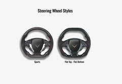 Corvette C7 Custom Steering Wheel - Corvette C7.