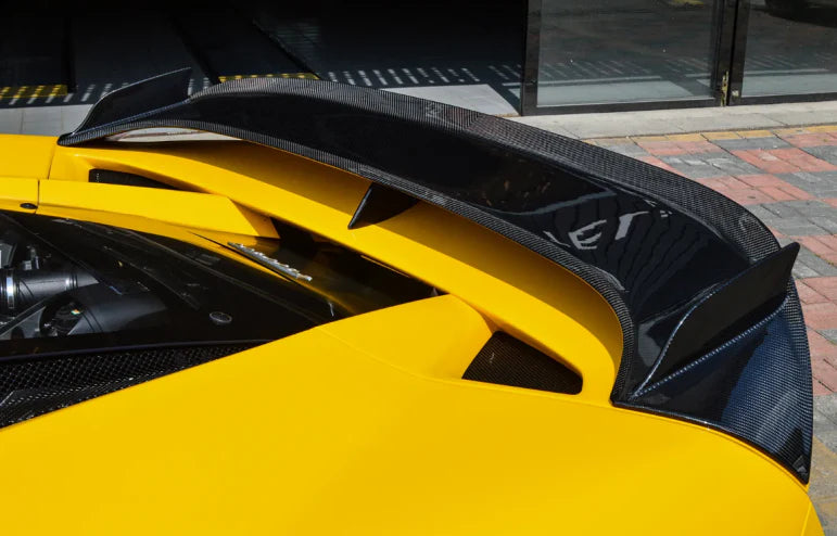 Paktechz Prepreg Carbon Fiber  Rear Spoiler Wing -  Ferrari F8 Tributo.