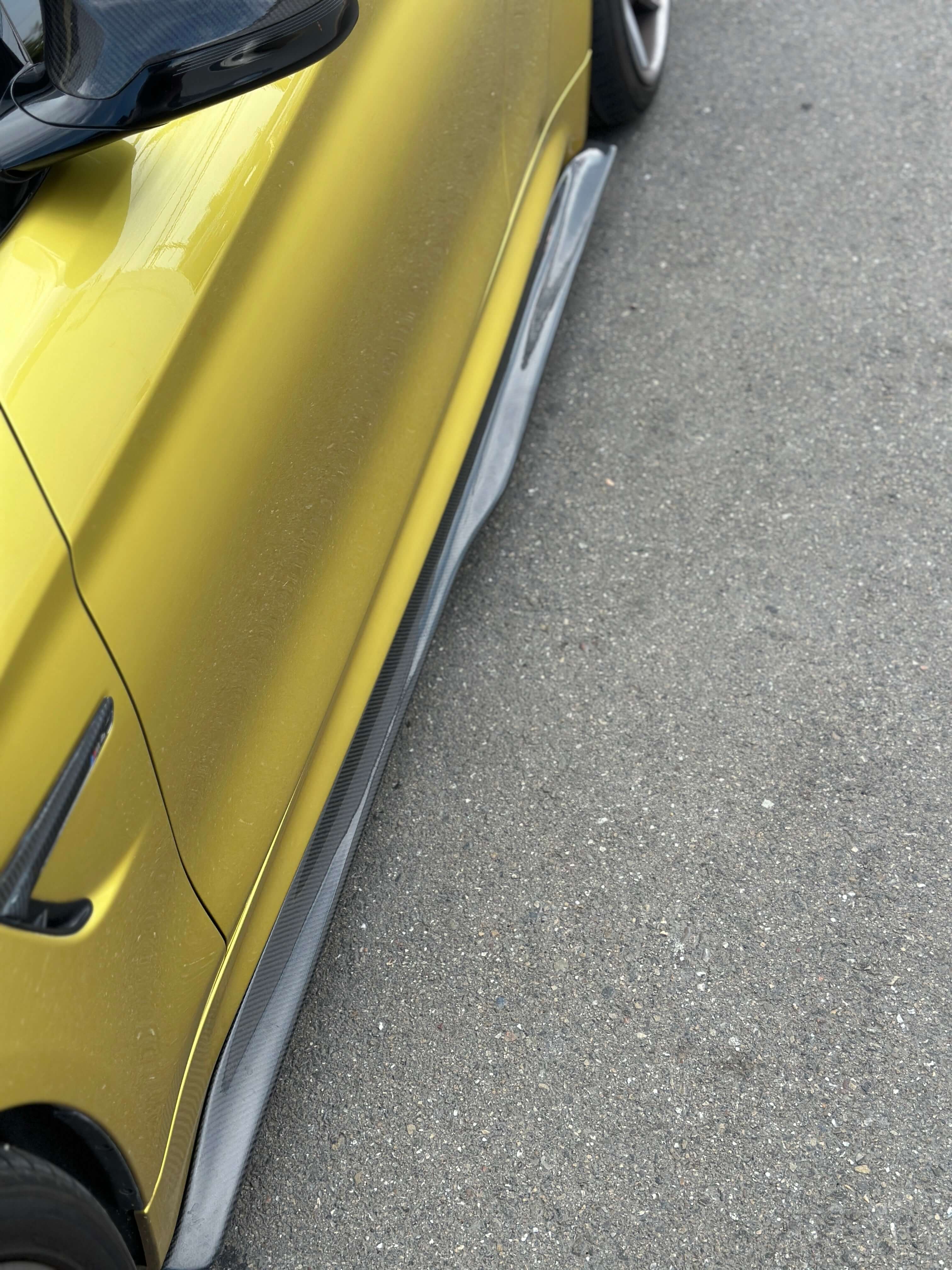 PSM Carbon Fiber Side Skirts - BMW F80 M3 & F82 / F83 M4.