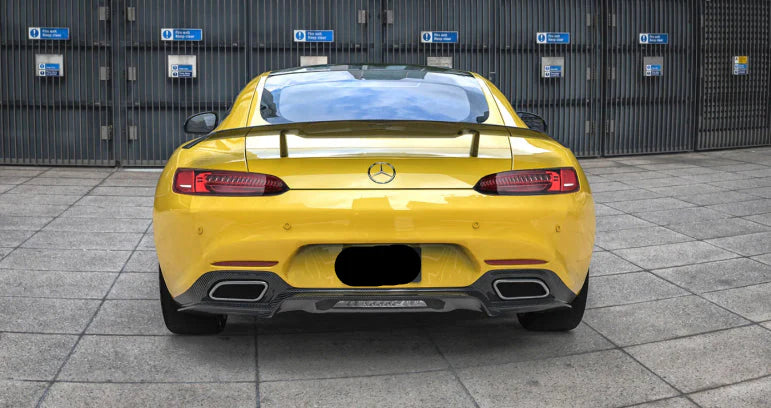 Paktechz Carbon Fiber Rear Diffuser V2 - Mercedes Benz AMG GT GTS C190.