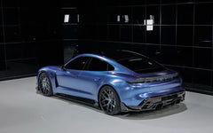 Prepreg Carbon Fiber Side Skirts - Porsche Taycan 4S / Cross Turismo.