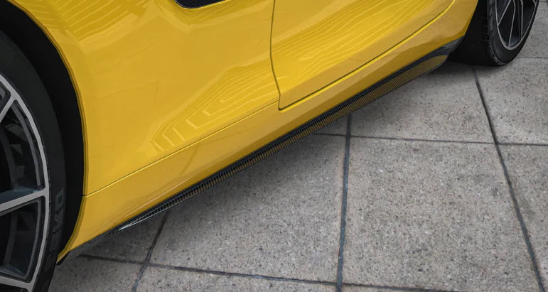 Carbon Fiber Side Skirt V2 - Mercedes Benz AMG GT GTS C190.