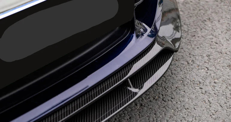Dry Carbon Fiber Front Splitter Lip - Porsche 718 Cayman Boxster 982.