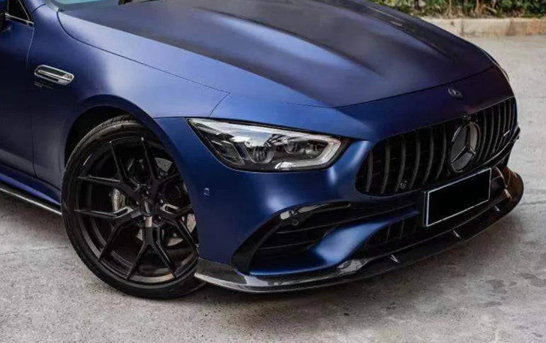 Prepreg Carbon Fiber Front Bumper Lip Splitter V2 - Mercedes Benz AMG GT43 GT50 GT53.