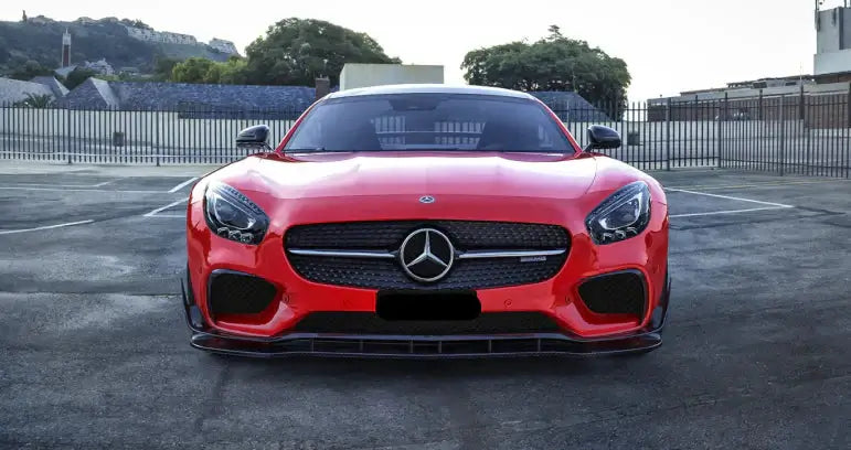 Carbon Fiber Paktechz Front Splitter Lip V1 - Mercedes AMG GT/GTS.