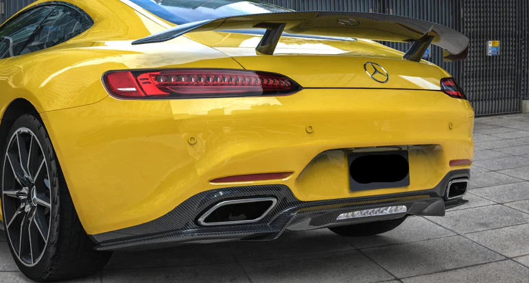 Paktechz Carbon Fiber Rear Diffuser V2 - Mercedes Benz AMG GT GTS C190.