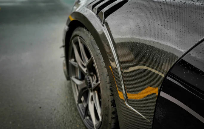 Dry Carbon Fiber Vented Front Fenders - Porsche 911 992 Turbo S.