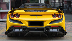 Paktechz Prepreg Carbon Fiber Rear  Diffuser - Ferrari F8 Tributo.