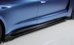 Prepreg Carbon Fiber Side Skirts - Porsche Taycan 4S / Cross Turismo.