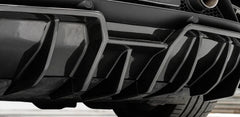 Paktechz Prepreg Carbon Fiber Rear Diffuser - Lamborghini Huracan EVO.