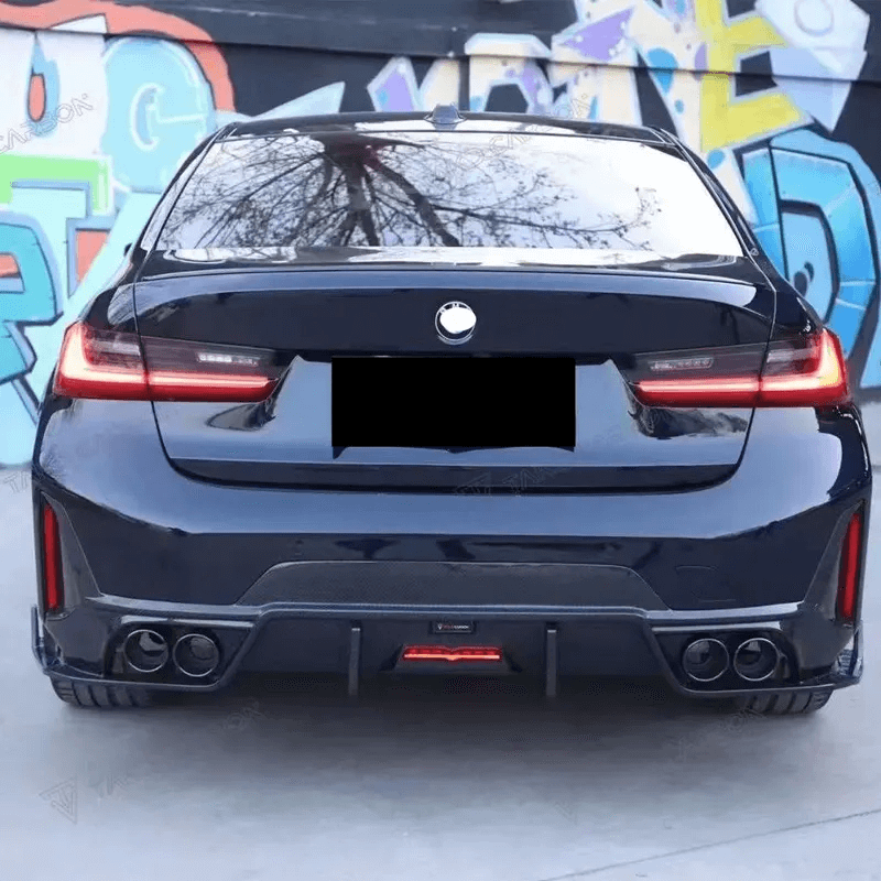 Carbon Fiber Diffuser W/ BrakeLight - BMW G20 LCI 3 Series.