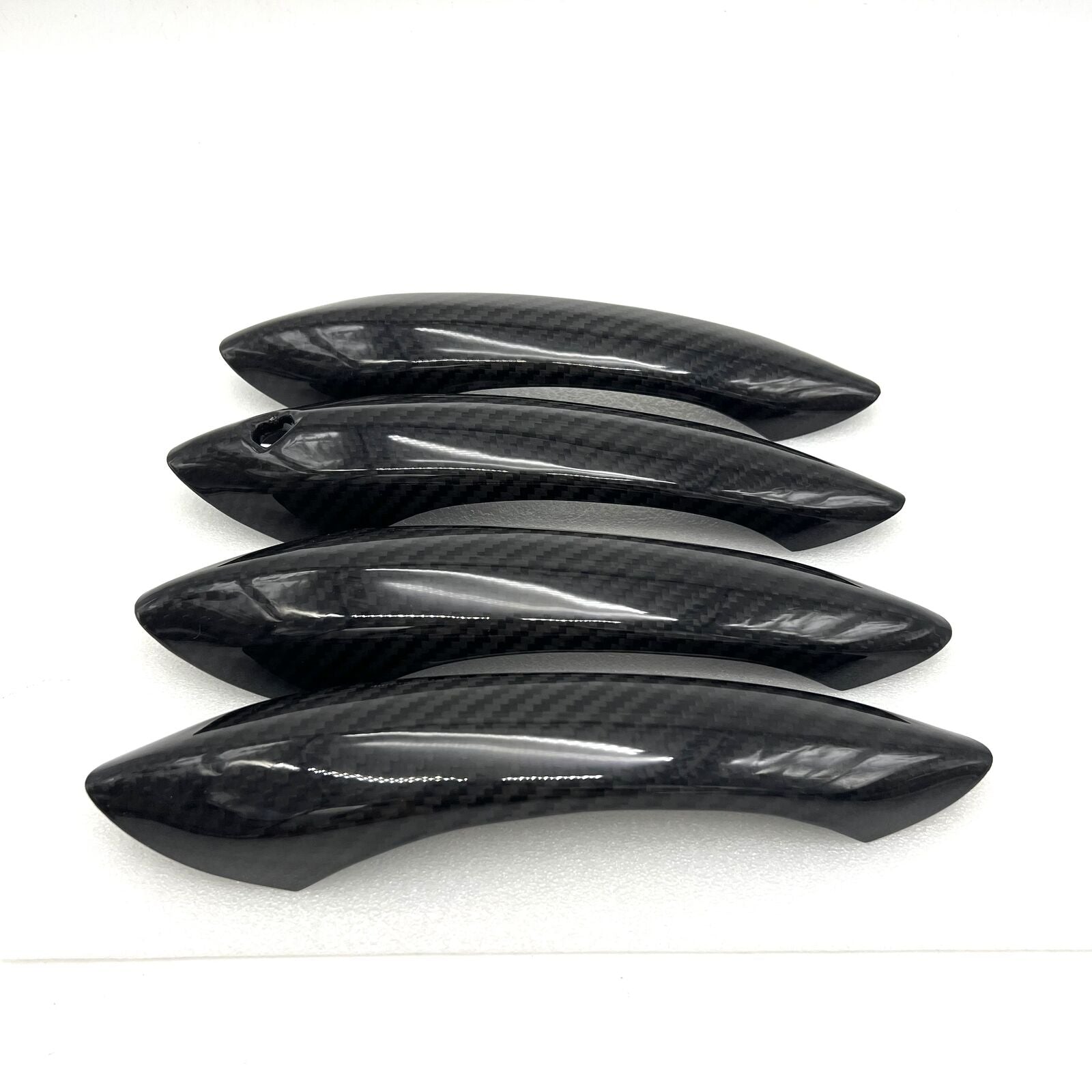 Carbon Fiber Car Exterior Door Handle Cover Trim - BMW F10 F06 F07 M5 M6.