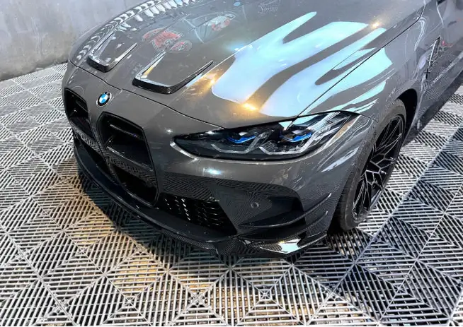 CARBON FIBER FRONT BUMPER CANARDS - BMW G8X G80 G82 M3 M4.