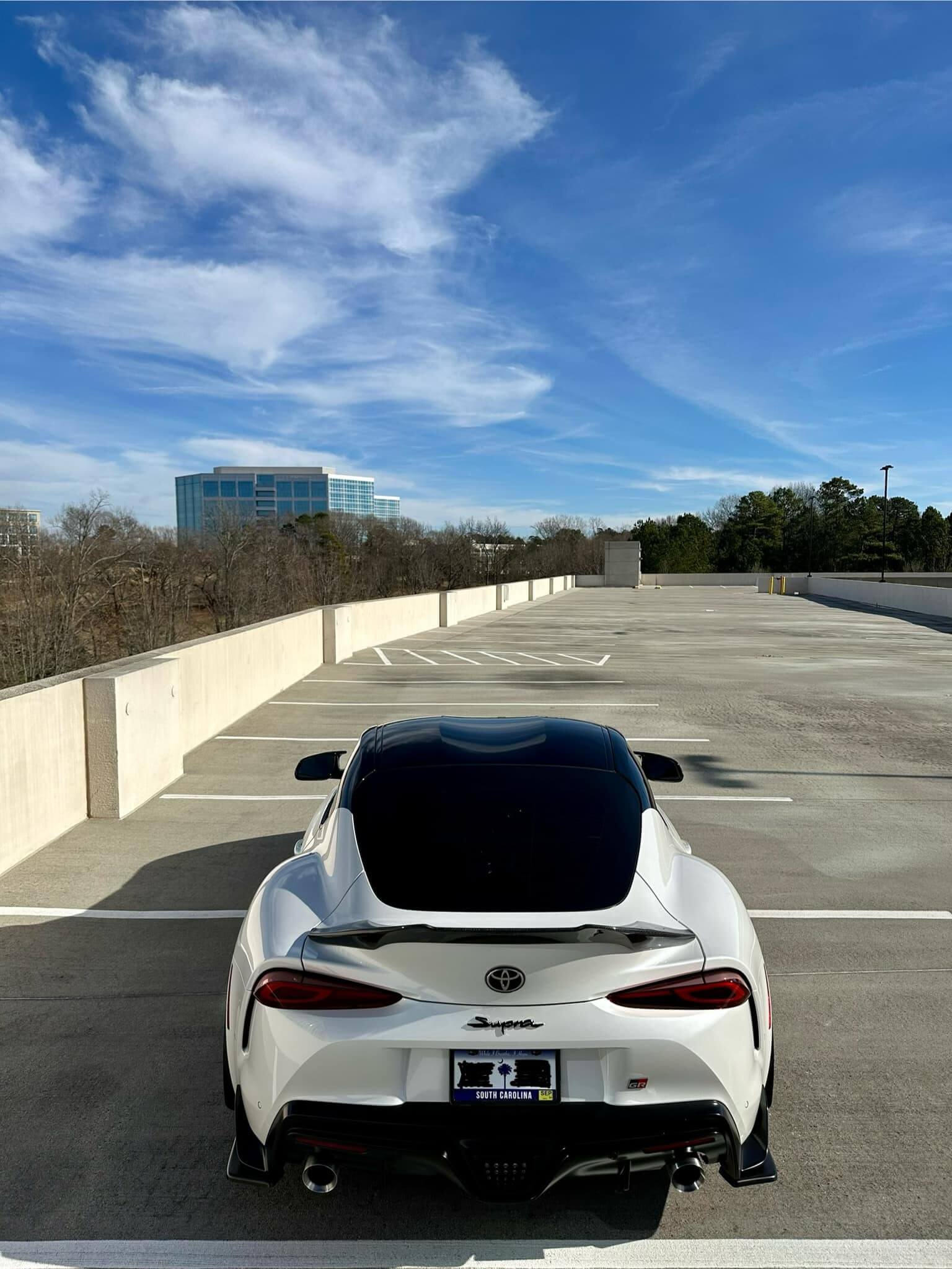 High Kick Carbon Fiber Trunk Spoiler - Toyota A90 Supra 2021-2024.