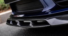 Dry Carbon Fiber Front Splitter Lip - Porsche 718 Cayman Boxster 982.