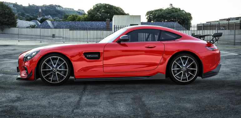 Paktechz Carbon Fiber Side Skirts V1 -  Mercedes Benz AMG GT GTS C190 2014-2018.