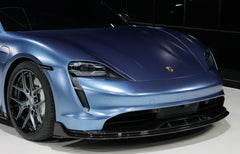 Prepreg Carbon Fiber  Front Splitter Lip - Porsche Taycan 4S Cross Turismo.