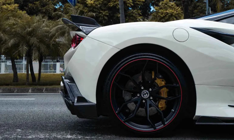 Paktechz Prepreg Carbon Fiber Rear  Diffuser - Ferrari F8 Tributo.