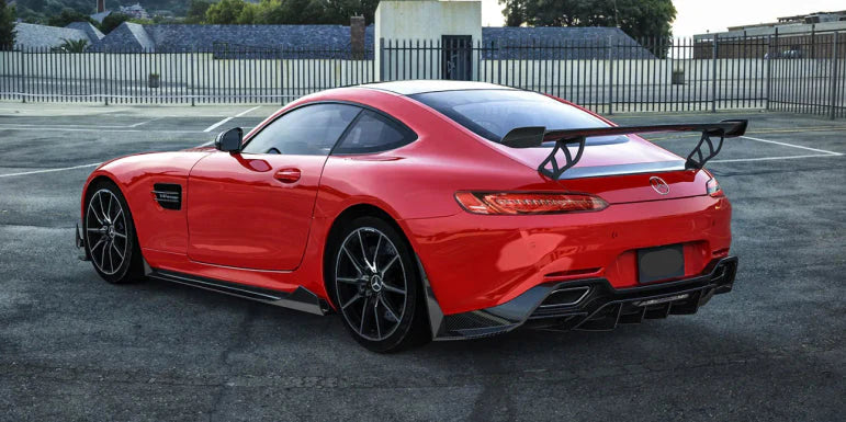 Paktechz Carbon Fiber Rear Bumper Diffuser - Mercedes Benz AMG GT GTS C190.