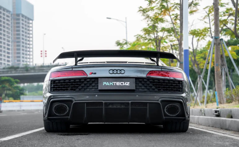 Paktechz Prepreg Carbon Fiber Rear Spoiler Wing - Audi R8 2016 - 2023