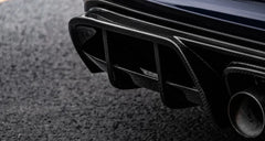 Prepreg Carbon Fiber Rear Diffuser - Porsche 718 Cayman Boxster 982.