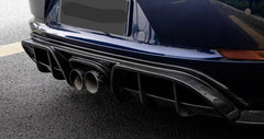 Prepreg Carbon Fiber Rear Diffuser - Porsche 718 Cayman Boxster 982.