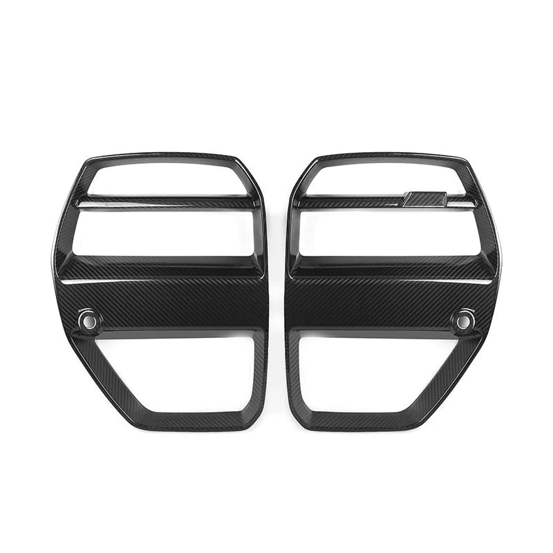 VR Style Carbon Fiber Front Grilles - BMW G80 M3 & G82 / G83 M4.