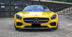 Paktechz Carbon Fiber Front Lip Spoiler Splitter - Mercedes Benz AMG GT GTS C190 Ver2.