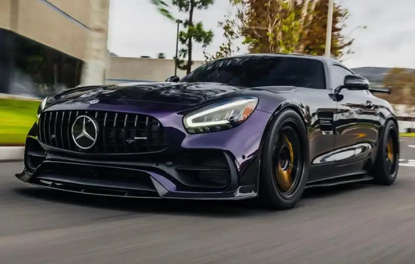 V2 Carbon Fiber Front Lip - Mercedes AMG GT/GTS/GTC.