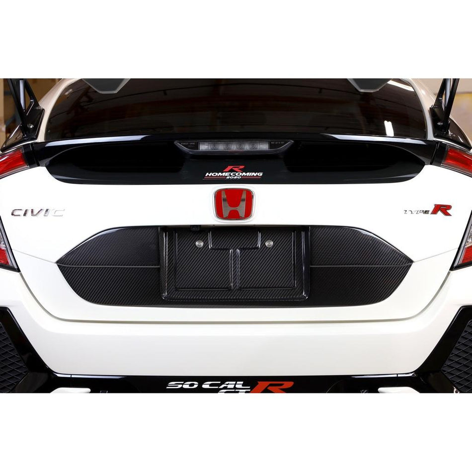 Honda Civic Type R License Plate Backing 2017 2021
