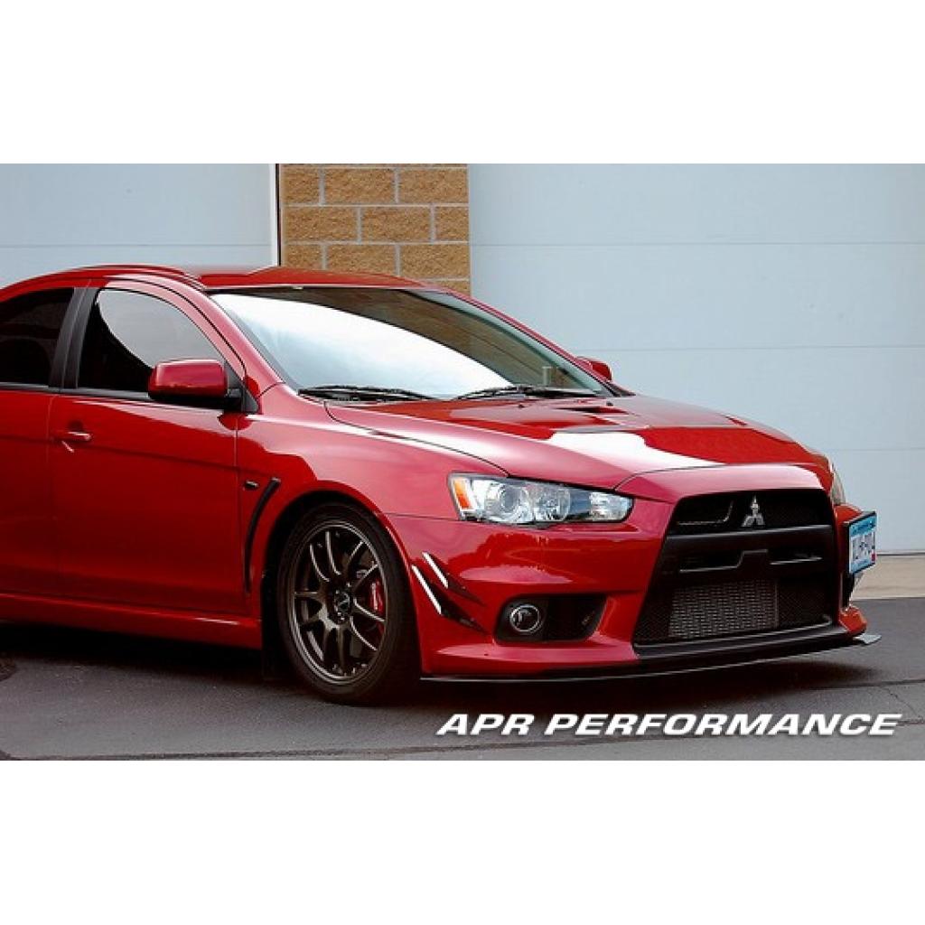 Mitsubishi Evolution X Stock Bumper Front Wind Splitter 2008 2016