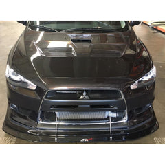 Mitsubishi Evolution X With APR Lip Front Wind Splitter 2008 2016