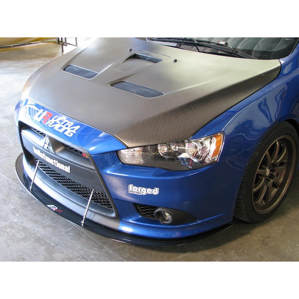 Mitsubishi Lancer Ralliart Front Wind Splitter 2009 Up