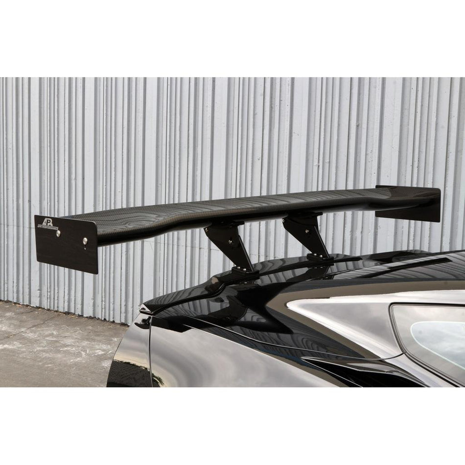 Chevrolet Corvette C7 Z06 Grand Sport GTc 500 Chassis Mount Adjustable Wing 2015 2019