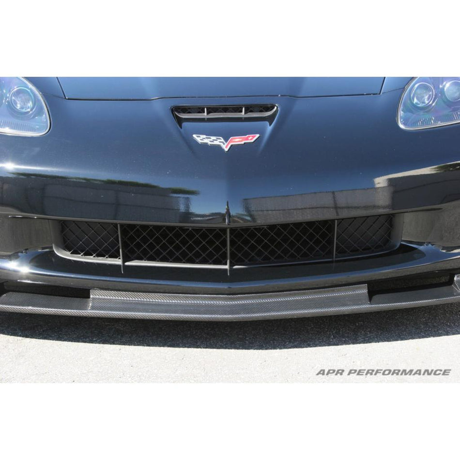 Chevrolet Corvette C6 Z06 Front Air Dam Splitter Lip Version 2 2006 2013 Z06 Grand Sport Only