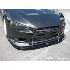 Mitsubishi Evolution X With Oem Lip Front Wind Splitter 2008 2016