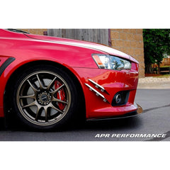 Mitsubishi Evolution X Stock Bumper Front Wind Splitter 2008 2016