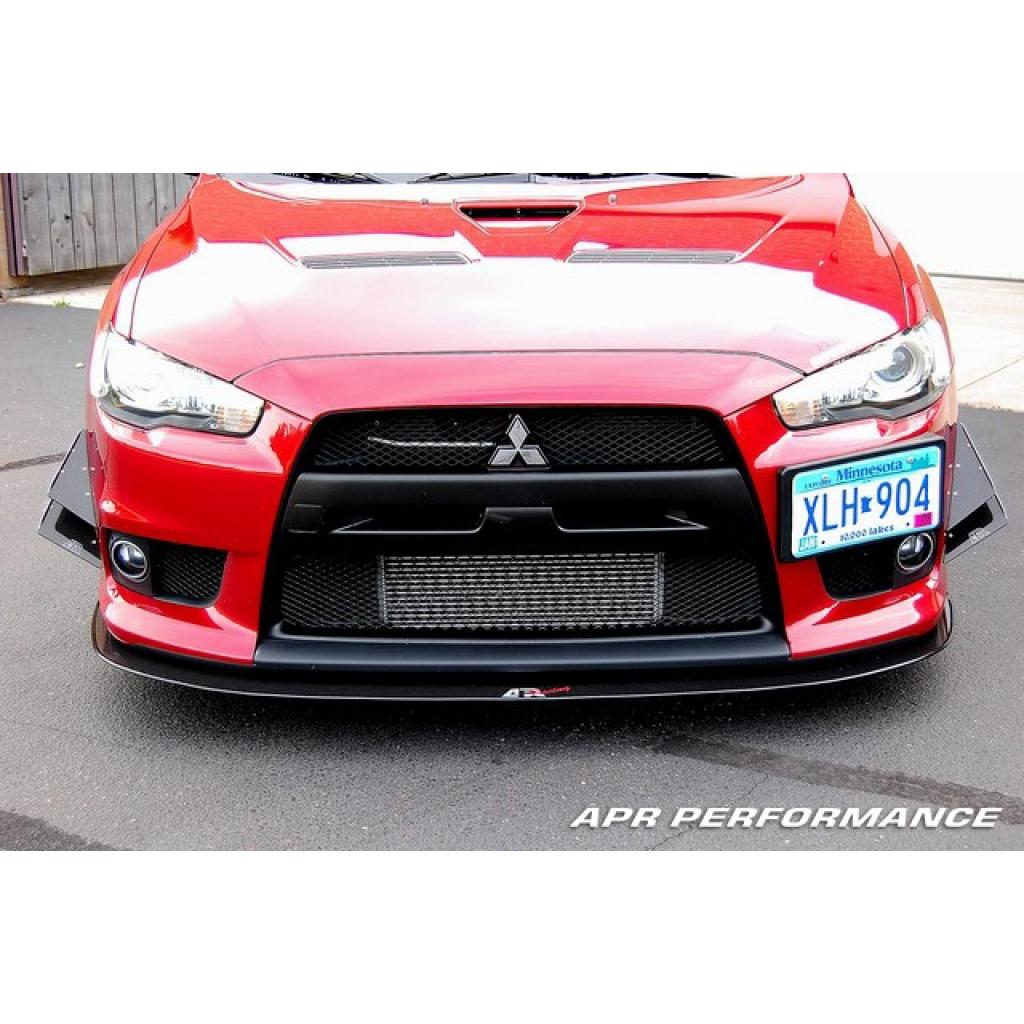 Mitsubishi Evolution X Stock Bumper Front Wind Splitter 2008 2016