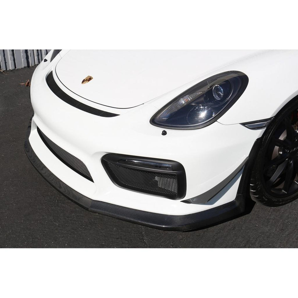 Porsche Cayman GT4 Front Bumper Canards 2015 16