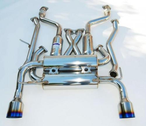 Invidia Gemini Cat-Back Exhaust System - Titanium Tip | 2003-2007 Nissan 350Z (HS02N3ZGIT).