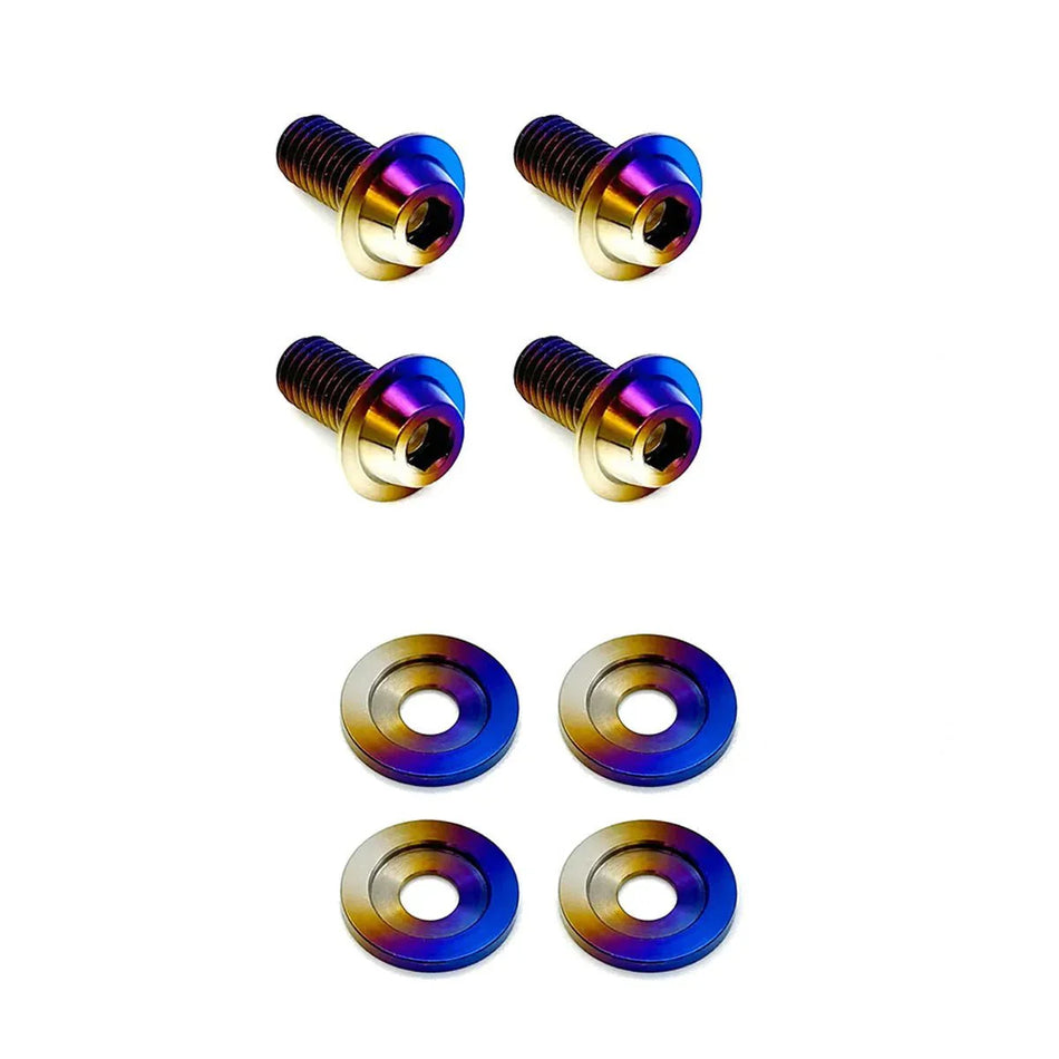 JDC Titanium Hood Latch Hardware | 2023+ FL5 Civic Type R/11th Gen Civic Si