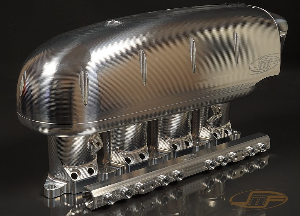 JM Fabrications ”Drag Version” Intake Manifold | 2003-2006 Mitsubishi Evo 8/9 (EVO-INTA-02-PI).