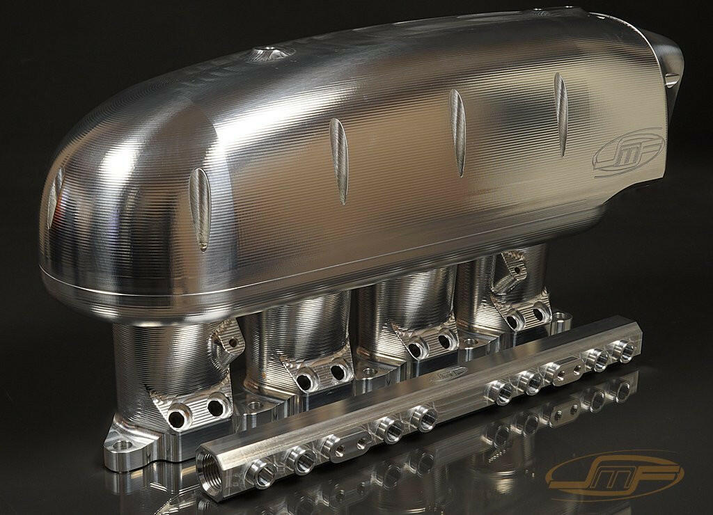 JM Fabrications ”Drag Version” Intake Manifold | 2003-2006 Mitsubishi Evo 8/9 (EVO-INTA-02-PI).
