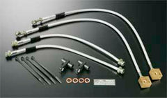 J's Racing Stainless Steel Teflon Brake Lines - Acura Integra 94-01 DC2