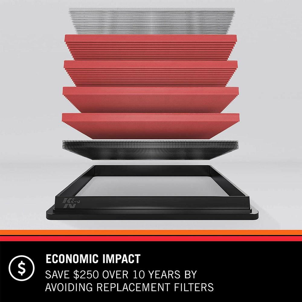 K&N Replacement Air Filter | Multiple Fitments (33-5040).